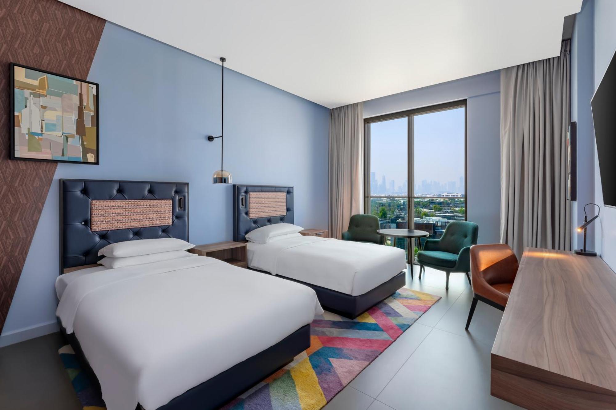 Hyatt Centric Jumeirah Dubai Exterior foto A room at the hotel