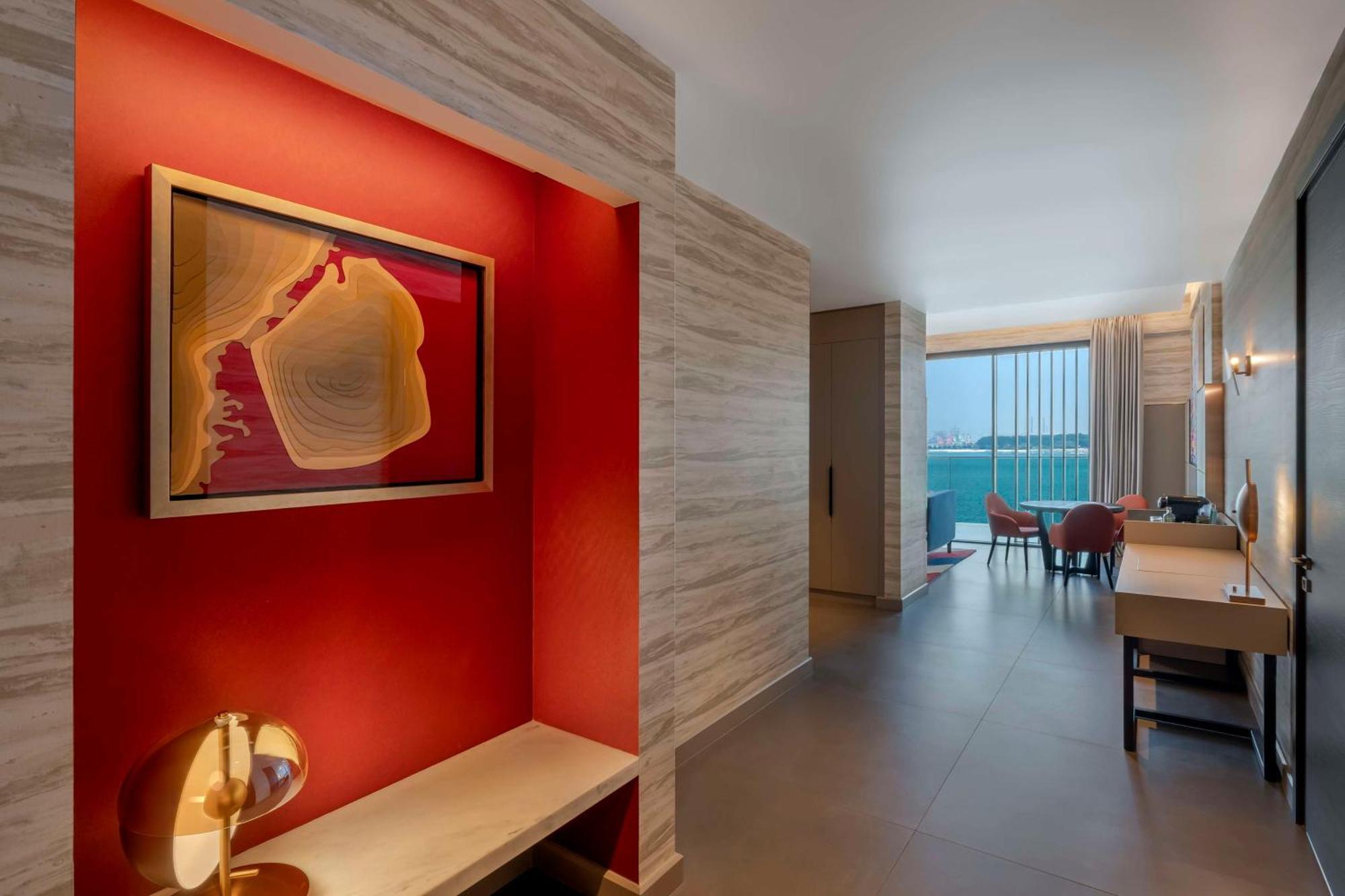 Hyatt Centric Jumeirah Dubai Exterior foto A suite at the hotel